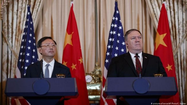 Hubungan Memburuk, Menlu AS Pompeo Temui Diplomat Top Cina