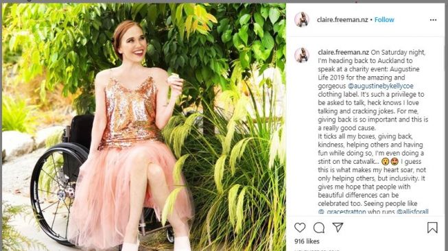 Hits: Kisah Perempuan Disabilitas Jadi Model, Bule Ini Diejek Warganet