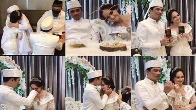 Resmi Menikah, Rico Hidros Daeng dan Angelica Simperler Pacaran Singkat