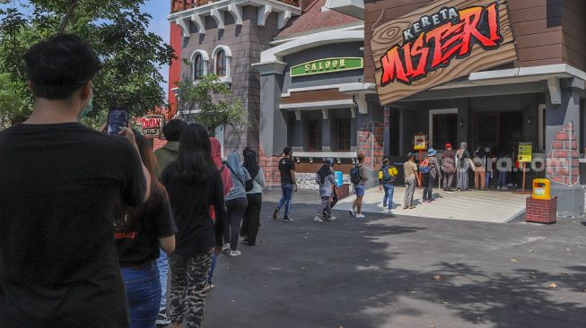 Viral Antrean Wahana Dufan Mengular saat Libur Lebaran, Pengunjung Hari Ini Tembus 8.200