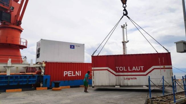 Saat Pandemi, Kemenhub Pastikan Kiriman Logistik lewat Tol Laut Lancar