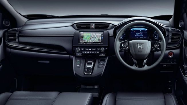 Interior Honda CR-V Black Edition (Carscoops)