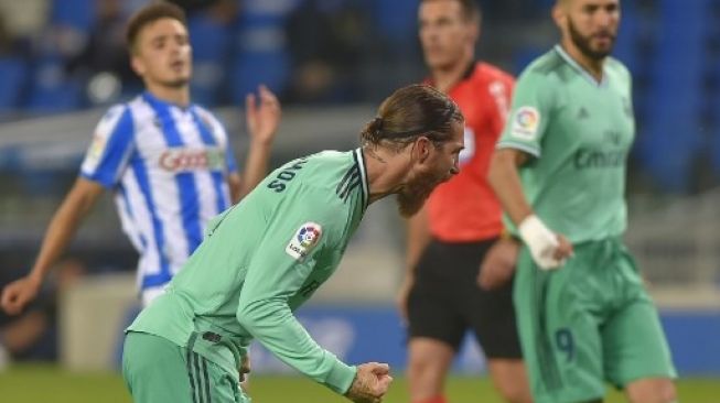 Cetak Gol ke Gawang Sociedad, Sergio Ramos Jadi Bek Tersubur di La Liga