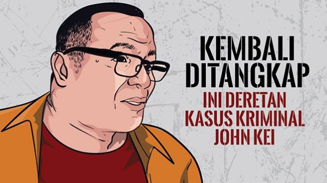 INFOGRAFIS: Kembali Ditangkap, Ini Sederetan Kasus Kriminal John Kei