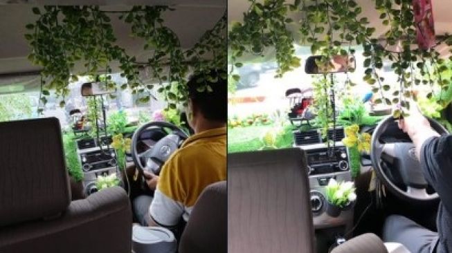 Viral Taksi Online 'Go Green', Netizen: Grabcar Cabang Alice in Wonderland