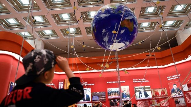 Sistem Satelit Navigasi BeiDou China (BDS). [Wang Zhao/AFP] 