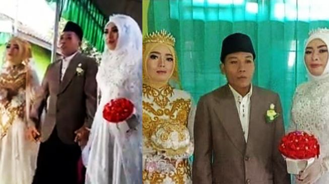 Kisah Pria Nikahi Dua Wanita Sekaligus, Mas Kawin Rp 2 Juta