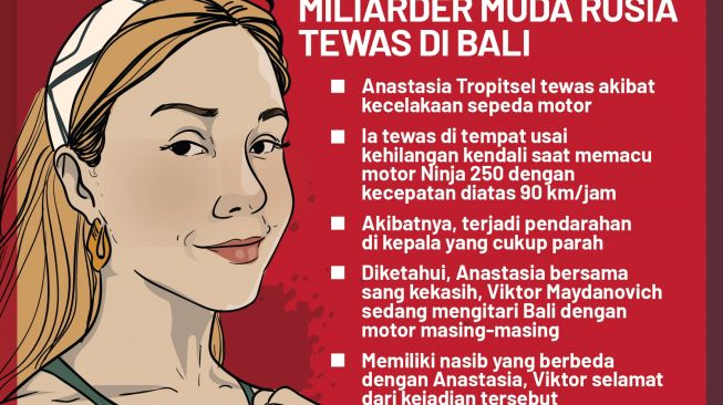 INFOGRAFIS: Kronologi Miliarder Muda Rusia Tewas di Bali