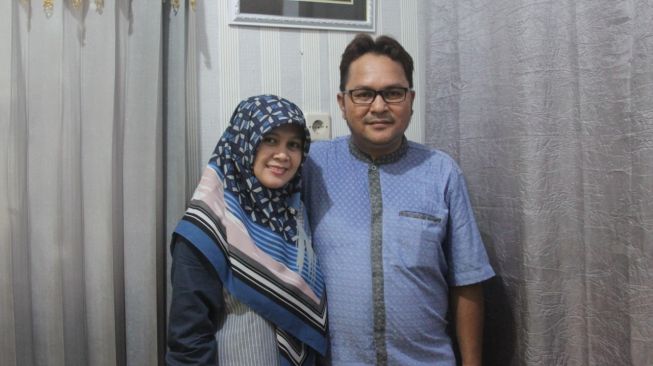 Citra dan Suami. (Dok:Media Komunikasi PPPA Daarul Qur'an)