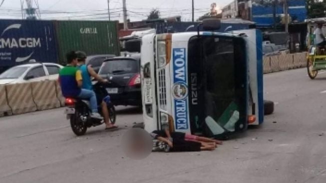 Terkapar di TKP Kecelakaan, Potret Bocah Ini Malah Bikin Emosi, Kok Bisa?