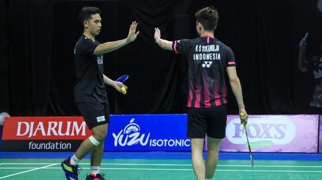 Kalahkan Marcus / Fikri, Kevin / Reza Puncaki Klasemen PBSI Home Tournament