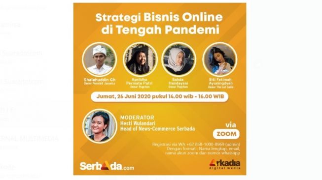 Tiga Pelaku Usaha Ini Beberkan Strategi Bisnis Online di Tengah Pandemi
