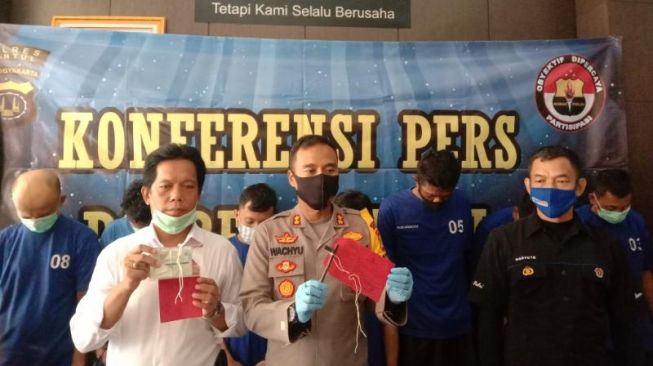 Resahkan Warga Bantul, 7 Pelaku Curanmor Diringkus Polres