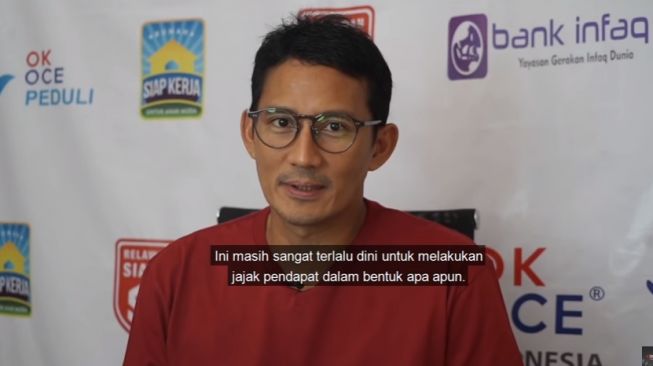 Sandiaga Uno Positif COVID-19 Setelah Istrinya Tertular