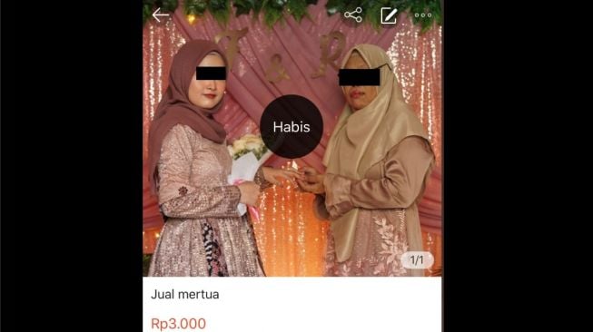 Menantu Jual Mertua Lewat Online Shop, Warganet: Neraka Jalur VVIP