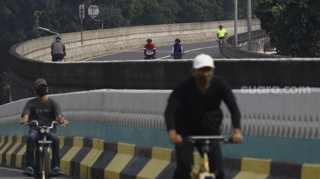 Polemik Jalur Sepeda di Tol Jakarta, Polisi Tunggu Izin Kementerian PUPR