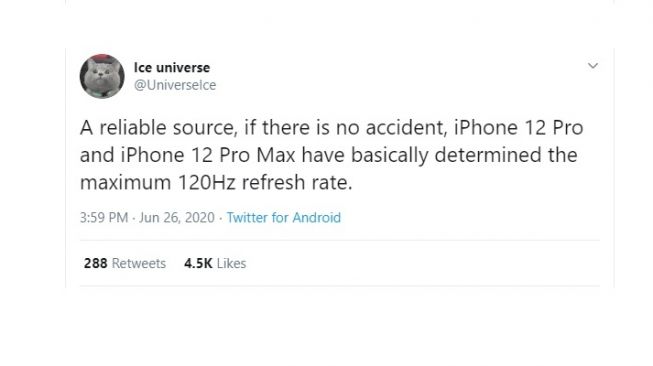 Bocoran iPhone 12. [Twitter]