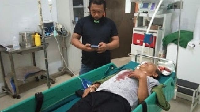 Terjerat Senar Layangan, Leher Pemotor Asal Sintang Kalbar Luka Cukup Parah