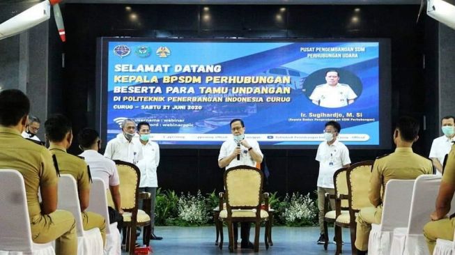 Kepala BPSDMP Apresiasi Penerapan Protokol Kesehatan di PPI Curug