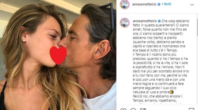 Kekasih Filippo Inzaghi, Angela Robusti. (Instagram/@anneannetteiris).