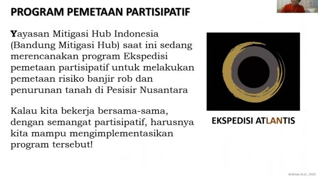 Rencana program bersama dari ahli Geodesi ITB, Heri Andreas, terkait masalah penurunan tanah di Indonesia. [Dok. Heri Andreas]