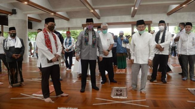 Resmikan Masjid Amir Hamzah di TIM, JK Beri Masukan Soal Bangunan Kaca