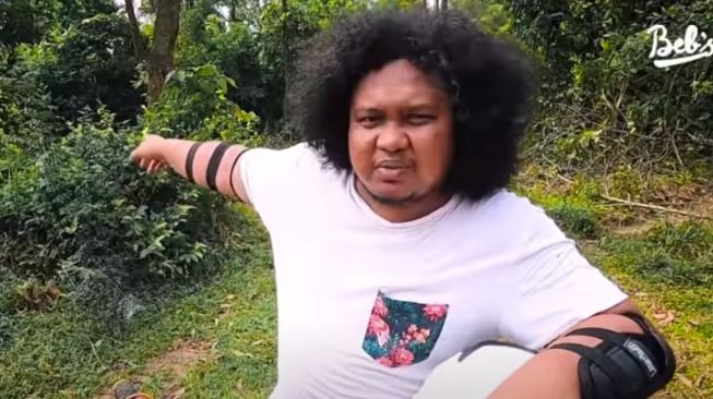 Babe Cabita jajal trabasan dengan Tontowi Ahmad (Youtube)