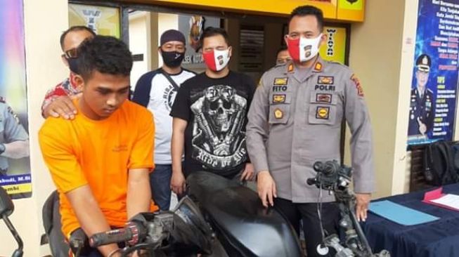 Pelaku Pencurian Sepeda Motor Dibekuk Polsek Kota Baru