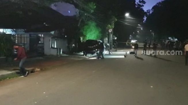 Ledakan di Menteng. (Suara.com/Fakhri)