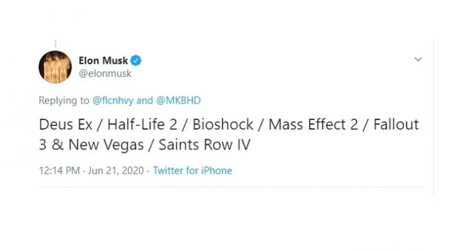 Postingan Elon Musk. [Twitter]