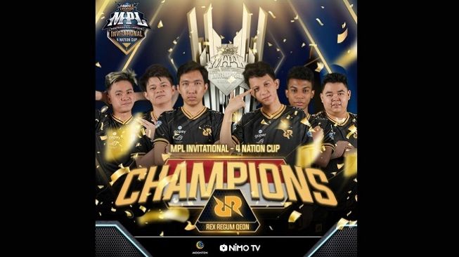 Kemenangan Sempurna! RRQ Raih Juara MPL Invitational 4 Nation Cup