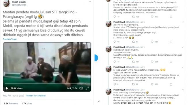 Viral Video Pria Ngaku Eks Pendeta, '11 Pembantu Saya Tiduri, Dosa Ditebus'