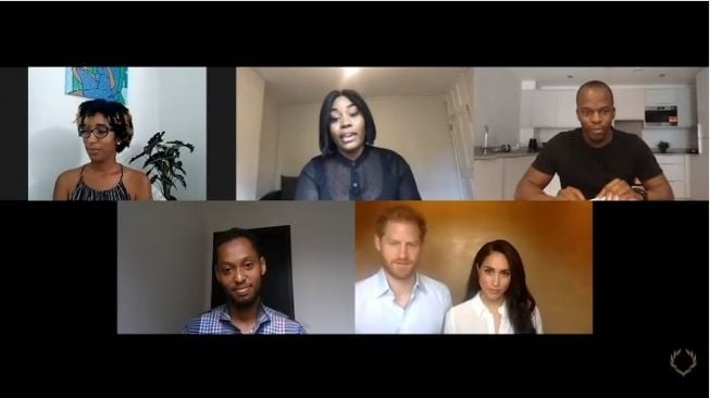 Harry dan Meghan dalam Diskusi Queen's Commonwealth Trust (youtube.com/The Queen's Commonwealth Trust)