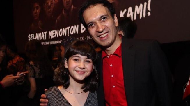 Sandrinna Michelle bersama Manoj Punjabi [Instagram]