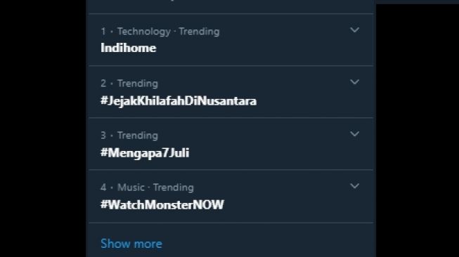Indihome jadi Trending topic Twitter. (Twitter)