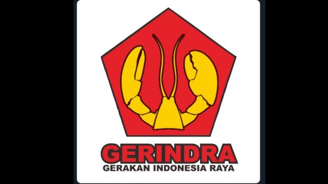 Logo Partai Gerindra diubah jadi kepala lobster. (Twitter/@Puspen_PKI)