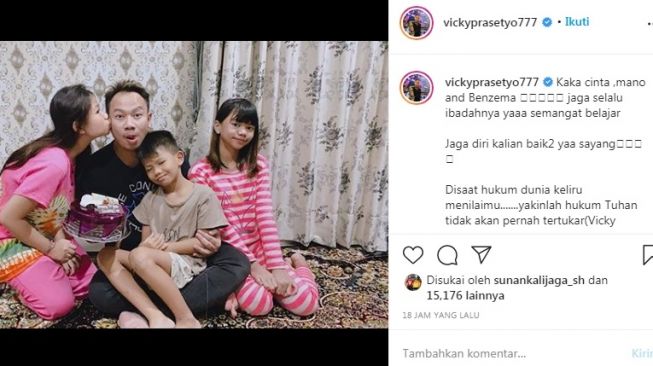 Unggahan Vicky Prasetyo [Instagram/@vickyprasetyo777]