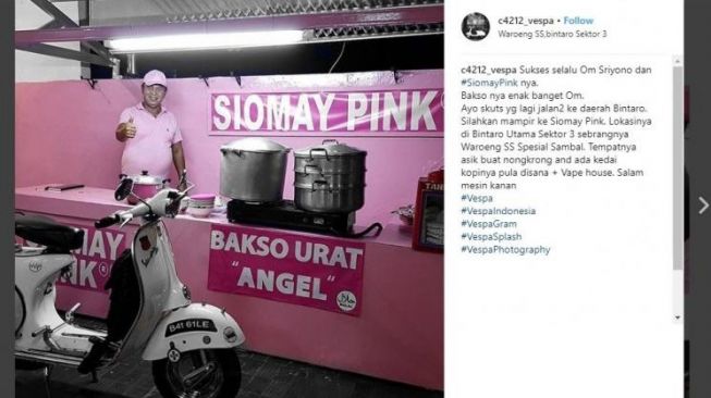 Penjual Kocak Indonesia, ada yang seram juga! (instagram.com/c4212_vespa)