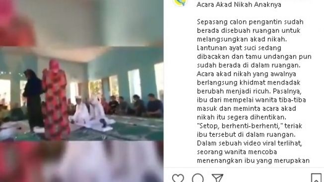 Viral Ibu Mengamuk saat Ijab Kabul, Pernikahan Sepasang Sejoli Batal