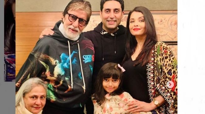 Abhishek dan Amitabh Bachchan Positif COVID-19, Aishwarya Rai Tes Swab