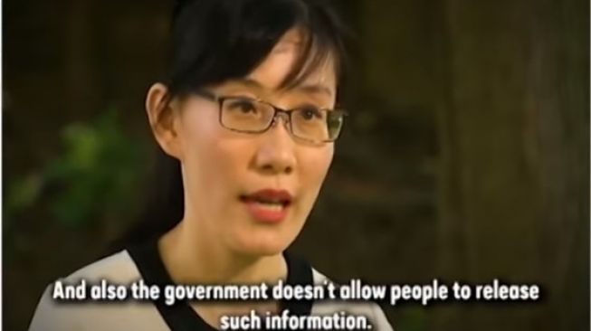 Dr Li Meng-Yan, ahli virus Hong Kong yang melarikan diri ke Amerika Serikat.[YouTube/Fox News]