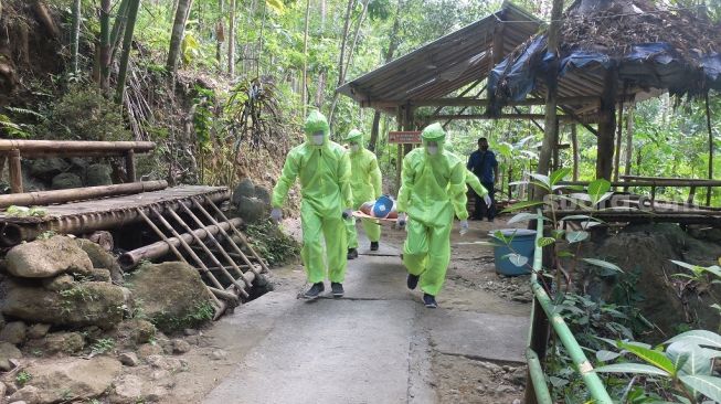 Antisipasi Wisatawan Tumbang, Wisata Kedung Pedut Lakukan Simulasi Evakuasi