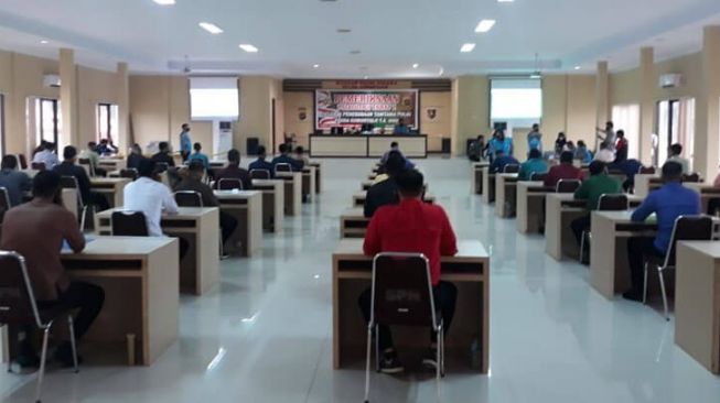 Sebanyak 30 Casis Tantama Polda Gorontalo Lolos Tes Psikologi