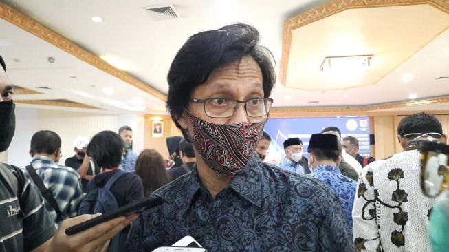 Sekretaris Jenderal (Sekjen) PB PASI, Tigor Tanjung di Wisma Kemenpora, Jakarta, Selasa (14/7/2020). [Arief Apriadi/Suara.com]