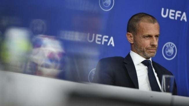 Presiden UEFA Aleksander Ceferin. [AFP]