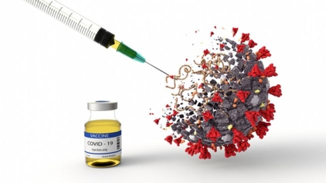 Ilustrasi vaksin Covid-19. (Shutterstock)