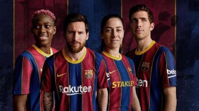 Barcelona Rilis Jersey Baru, Netizen: Kok Jadi Mirip Crystal Palace?