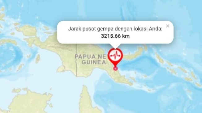 Gempa Bumi 7,3 SR Guncang Papua Nugini