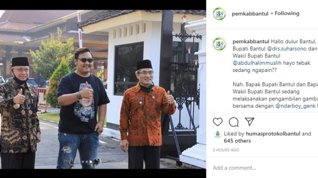 Sambut Hari Jadi Bantul, Pemkab Bantul Kolaborasi Bareng Ndarboy Genk