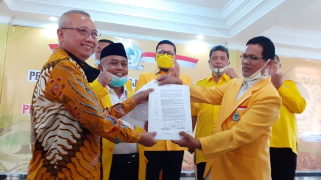 Golkar Bantul Resmi Usung Suharsono-Totok Sudarto